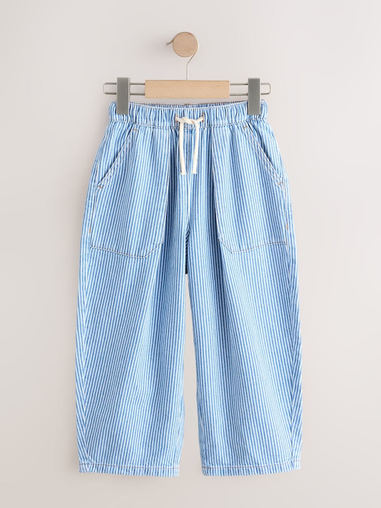 مخطط - جينز بولو برجل واسعة (3-16سنة) - صورة 1 من 4 مخطط - جينز بولو برجل واسعة (3-16سنة) - صورة 1 من 4