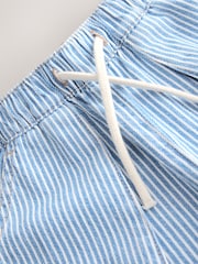 مخطط - جينز بولو برجل واسعة (3-16سنة) - صورة 3 من 4