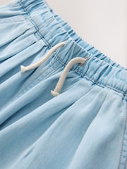 Light Blue Pullon Wide Leg Jeans (3-16yrs) - Image 7 of 8