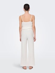 JDY Cheesecloth Wide Leg 100% Cotton Trousers With Pockets - Imagen 2 de 6