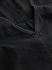 Black V-Neck Sleeveless Maxi Dress - Image 5 of 5