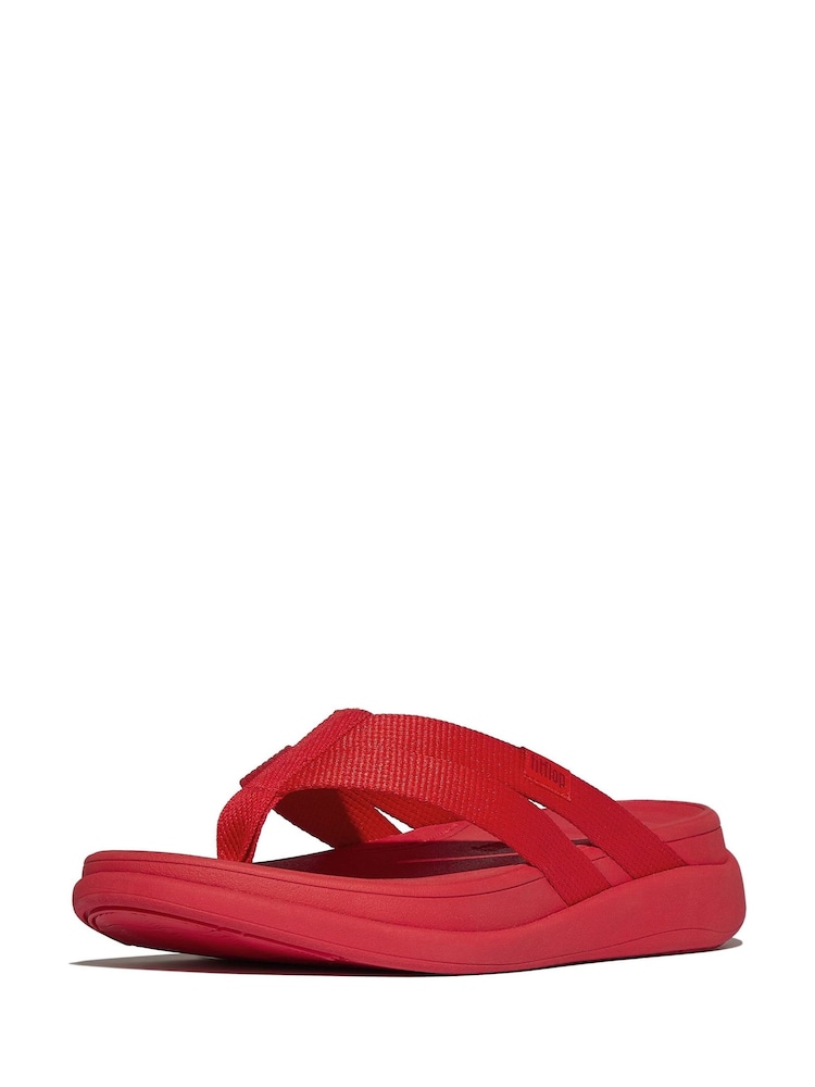 FitFlop Red F-Mode Go Flip Flops - Image 2 of 3