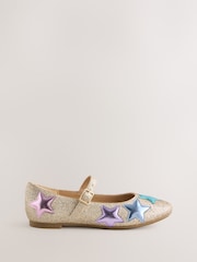 Little Bird by Jools Oliver Glitter Occasion Star Mary Jane Shoes - تصویر 2 از 6