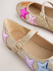 Little Bird by Jools Oliver Glitter Occasion Star Mary Jane Shoes - تصویر 4 از 6