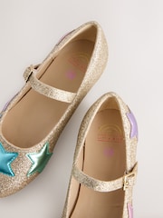 Little Bird by Jools Oliver Glitter Occasion Star Mary Jane Shoes - تصویر 5 از 6
