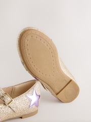 Little Bird by Jools Oliver Glitter Occasion Star Mary Jane Shoes - تصویر 6 از 6