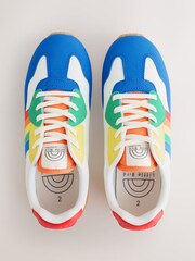 Little Bird by Jools Oliver Bright Rainbow Retro Runner Trainers - Imagem 3 de 5