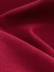 Vermelho cereja - Camiseta pesada de manga comprida com gola redonda - Imagem 7 de 8