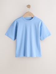 Light Blue Relaxed Fit Short Sleeve T-Shirt (3-16yrs) - Image 1 of 4