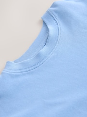 Light Blue Relaxed Fit Short Sleeve T-Shirt (3-16yrs) - Image 3 of 4