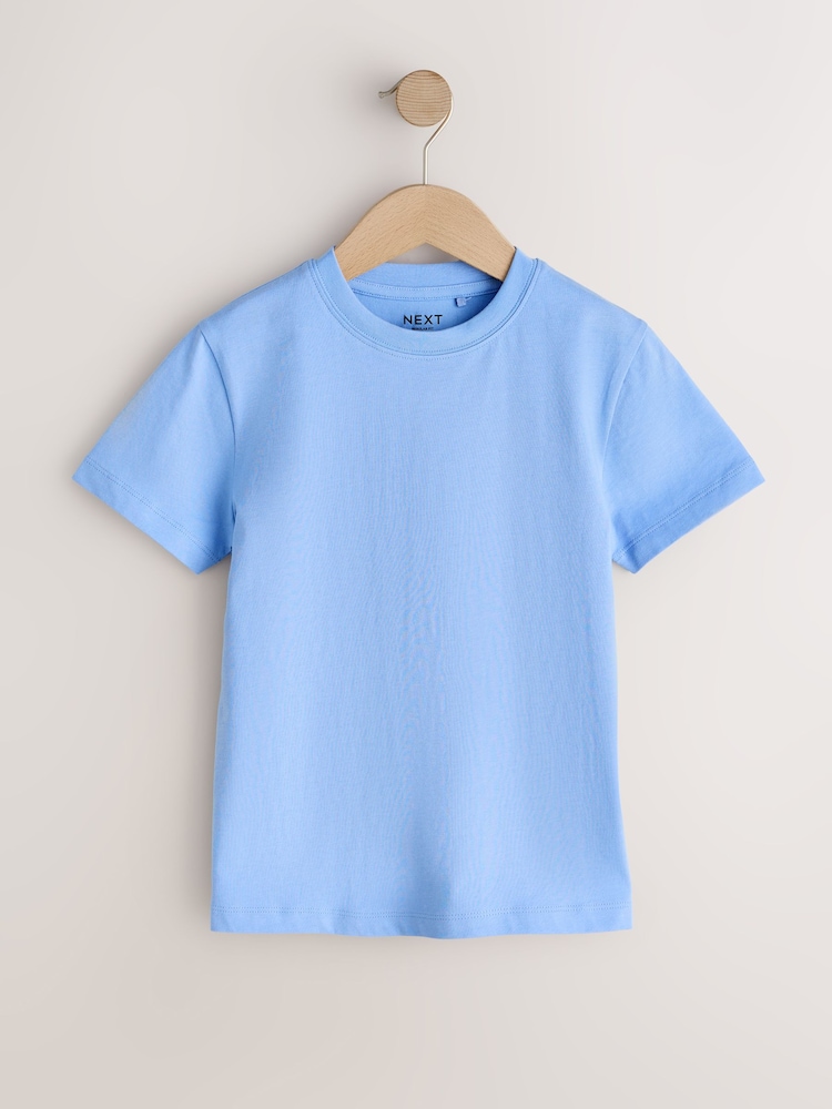 Light Blue Regular Fit Short Sleeve T-Shirt (3-16yrs) - Image 1 of 4