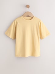 Soft Yellow Relaxed Fit Short Sleeve T-Shirt (3-16yrs) - Image 1 of 4