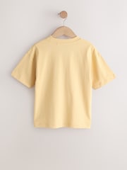 Soft Yellow Relaxed Fit Short Sleeve T-Shirt (3-16yrs) - Image 2 of 4