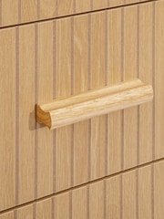 Birlea Brown Axel 5 Drawer Fluted Chest - Image 6 of 7