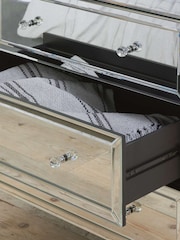 Birlea Mirrored Valencia 3 + 2 3 Drawer Chest - Image 3 of 10