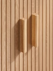 Birlea Brown Axel 2 Door Fluted Sideboard - Image 11 of 12
