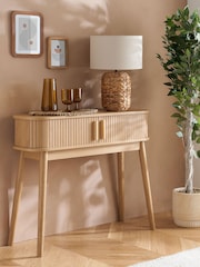 Birlea Oak Axel Console Table - Image 1 of 8