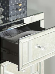 Birlea Mirrored Valencia 3 + 2 5 Drawer Tall Chest - Image 3 of 9