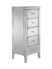 Birlea Mirrored Valencia 3 + 2 5 Drawer Tall Chest - Image 9 of 9