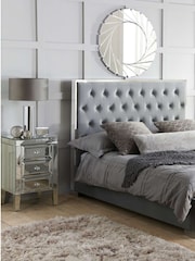 Birlea Mirrored Valencia 2 Drawer 3 Drawer Bedside - Image 4 of 12