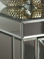 Birlea Mirrored Valencia 2 Drawer 3 Drawer Bedside - Image 7 of 12
