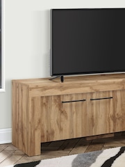 Birlea Oak Compton TV Unit - Image 1 of 3