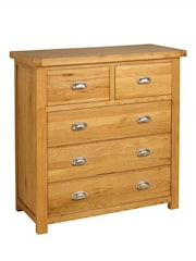Birlea Brown Woburn 5 Drawer Chest - Image 5 of 5