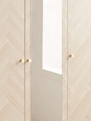 Birlea Oak Herringford Triple Wardrobe - Image 4 of 6