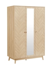 Birlea Oak Herringford Triple Wardrobe - Image 6 of 6