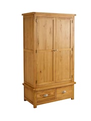 Birlea Brown Woburn Double, 2 Drawers Wardrobe - Image 4 of 4