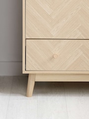 Birlea Oak Herringford Double, 1 Drawer Wardrobe - Image 2 of 6
