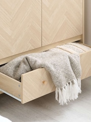 Birlea Oak Herringford Double, 1 Drawer Wardrobe - Image 4 of 6