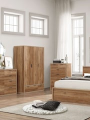 Birlea Oak Stockwell 4 + 2 8 Drawer Chest - Image 3 of 5
