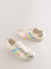 Little Bird by Jools Oliver Metallic Rainbow Trainers - Imaginea 1 din 5