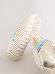 Little Bird by Jools Oliver Metallic Rainbow Trainers - Imaginea 3 din 5