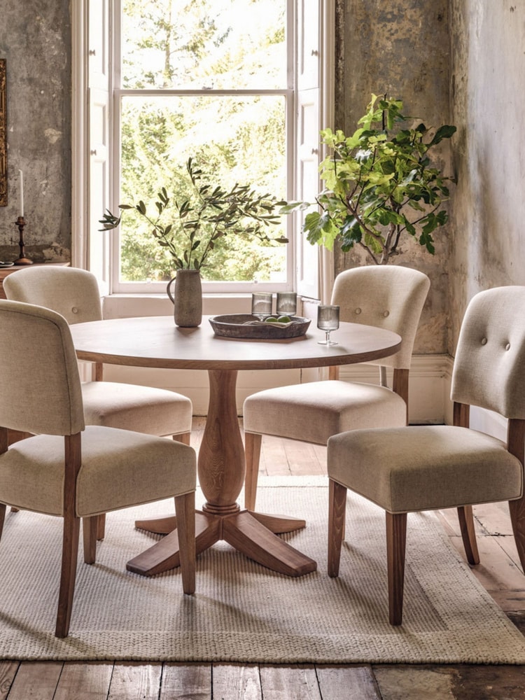 Willis & Gambier Oak Cannes Round Table - Image 5 of 5