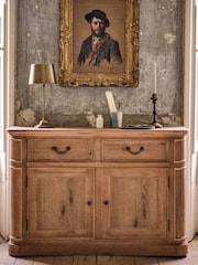 Willis & Gambier Oak Cannes 2 Drawer Sideboard - Image 1 of 7
