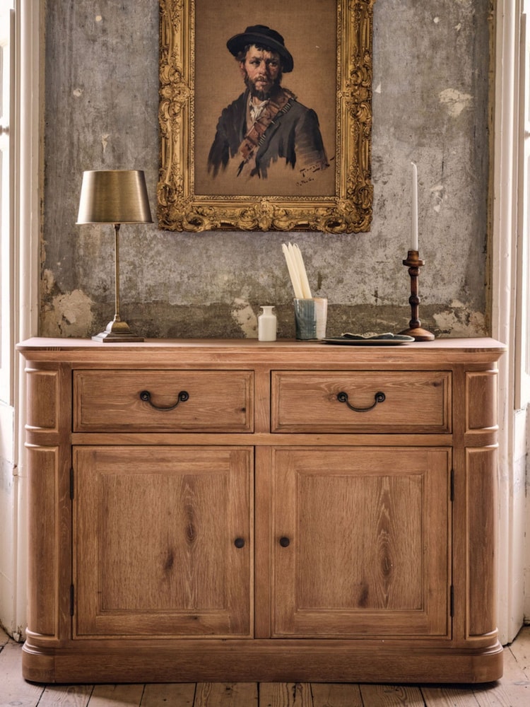 Willis & Gambier Oak Cannes 2 Drawer Sideboard - Image 1 of 7