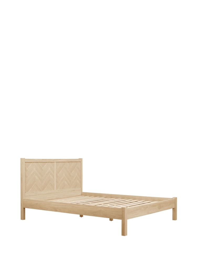 Birlea Oak Herringford Bed - Image 5 of 5