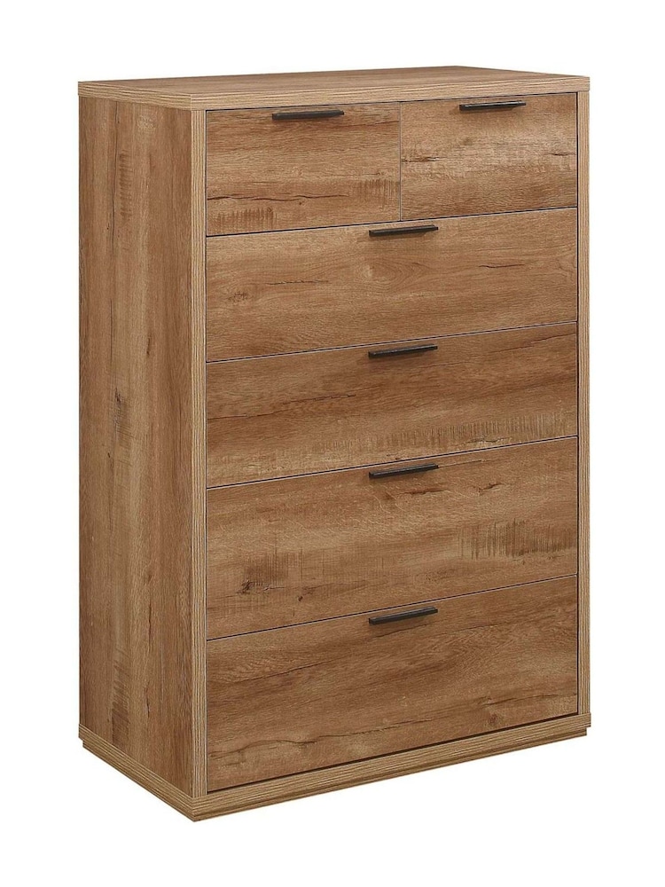 Birlea Oak Stockwell 6 Drawer Chest - Image 5 of 5