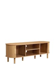 Birlea Oak Axel Fluted TV Unit - Image 9 of 9