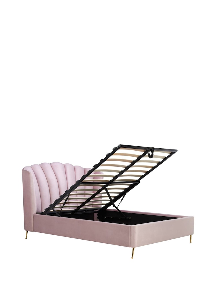 Birlea Pink Lottie End Lift Ottoman Storage Bed - Image 6 of 6