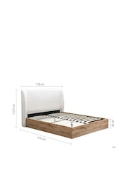 Birlea White Halfden End Lift Ottoman Storage Bed - Image 10 of 10