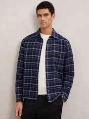 Reiss Navy Sam Shirt - Image 1 of 6