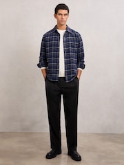 Reiss Navy Sam Shirt - Image 5 of 6