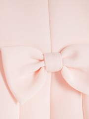 River Island Pink Girls Collar Bow Back Dress - Image 4 of 4
