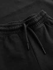 Black Relaxed Fit Heavyweight T-Shirt and Shorts Set (3-16yrs) - Image 9 of 9