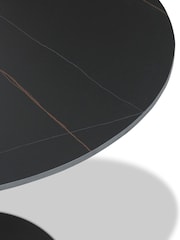 Bentley Designs White Mason Sintered Stone Circular Dining Table - Image 4 of 4