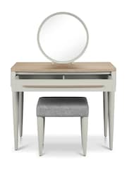 Bentley Designs Scandi Oak Soft Grey Larsen Vanity Mirror - Image 5 of 5