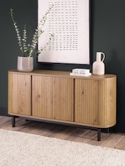 Bentley Designs Rustic Oak Vega Wide Sideboard - Image 1 of 6